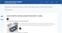 Desktop Screenshot of datarecoveryrobot.com